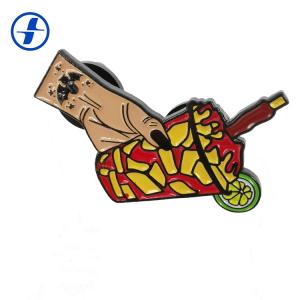 Quality Wholesale metal dye black Customized soft enamel badge lapel pins wholesale