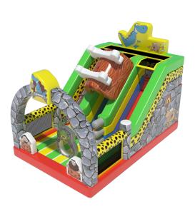 Quality Children Fun Park Inflatable Dinosaur Animals Slide For Rentals wholesale
