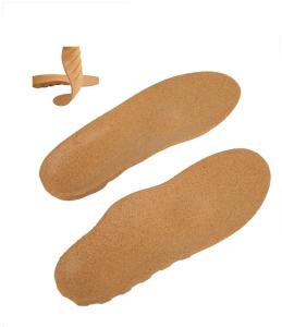 Quality Antibacteria Sandals Natural Cork Sole Shoe Inserts Anti Vibrations wholesale