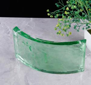 Quality 4x4 12x12 Curved Glass Block Wall Crystal Hot Fused wholesale