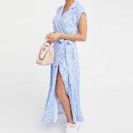 Wholesales woven ladies summer maxi dress