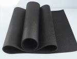 PVC High Density 72x26" Black Fitness Mat Double Layer TPE