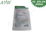 Safety Pesticide Liquid Pouch Refill Packs For Flower , Flexible Green Plastic