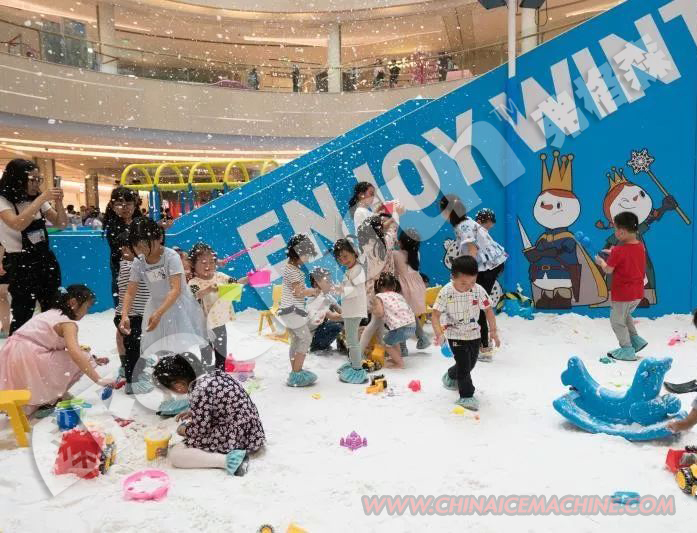 Advanced Focusn 3500kg Scenery Snow Falling Machine for Manufacturing Plant