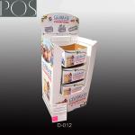Food packing corrugated dumpbin unit display stand