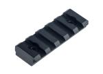 Metal 8 Slots Keymod Picatinny Rail 20mm Width Easy Installation Black Color