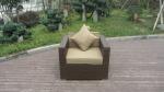 Customized color PE rattan outdoor sofa set wicker furniture