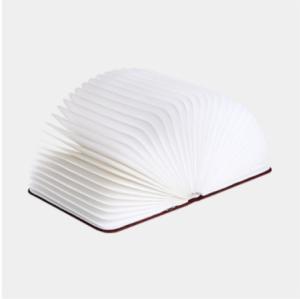 Quality Led USB Charging Various Creative Shapes Wooden Book Lights Easy To Use wholesale