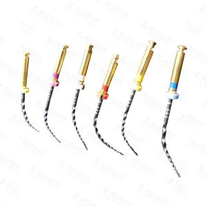 Quality Nickel Titanium Niti Dental Root Canal Files 6 Files System Super Taper Files Blue Heat Activate wholesale