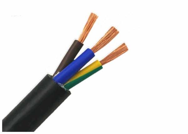 PVC Insulated / Sheathed Electrical Cable Wire Flexible Copper Conductor 3 Cores