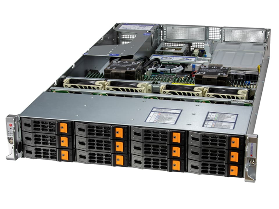 SYS-621C-TN12R Rack super ICX 4510 2P 12C/24T 2.4G 30M 16GT 150W Servers for Your Needs