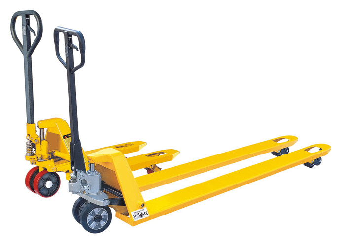 Portable Mini Hand Pallet Truck Light Service Weight 35kg Yellow Color