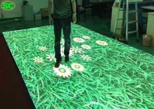 Quality P4.81 Indoor Interactive 3D LED video dance floor wedding , club dance floor wholesale