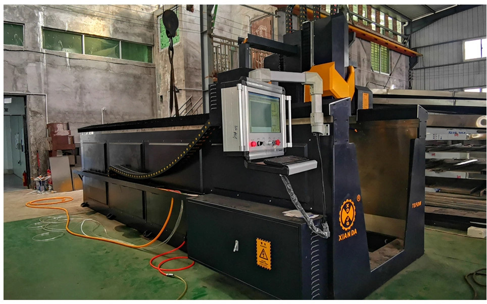 Precision Electric 4 Axis Column Stone Carving CNC Machine