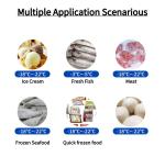 880W Removable Stainless Steel Upright Commercial Freezer Multiclimate