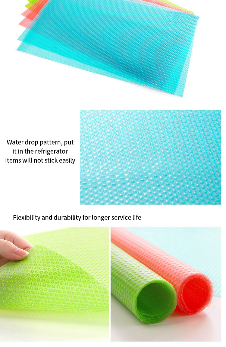 Hot Plastic Fridge Drawer Liner Coasters Shelf Liner for Table Decoration Accessories