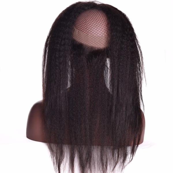 Straight Body Wave 360 Lace Frontal Human Hair Brazilian Yaki Kinky Straight