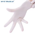 Disposable Sterilized Rubber Surgical Gloves , Safety Latex Examination Gloves