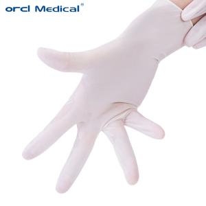 Quality Disposable Sterilized Rubber Surgical Gloves , Safety Latex Examination Gloves wholesale
