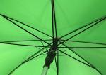 Aluminum Bone Pongee Umbrella , Self Opening Umbrella Rustproof Lightning