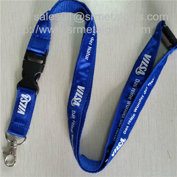 Polyester satin ribbon neck straps