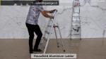 Anti Slip 1.88m 7 Step Aluminium Telescopic Ladder