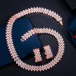 New popular Luxury exquisite AAA CZ Necklace Jewelry Cubic Zirconia jewellery