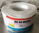 3C2V RG59 Micro JIS 75 Ohm Video Cable , 75 Ohm Cable For Audio CATV