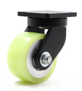 Quality Precision 2700kg 250mm Polyurethane Swivel Casters Aging Resistance wholesale