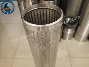 Quality Professional Johnson Screen Pipe , Rod Based Continuous Slot Screen wholesale