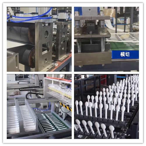 170pcs/Min Disposable Paper Cutlery Machine 80KW 220V 60HZ