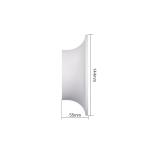 KNOKOO Fume Extractor Accessories Black / White Round Flange Replacement