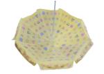 Compact Big Promotional Yellow Beach Umbrella , Personalized Beach Umbrella