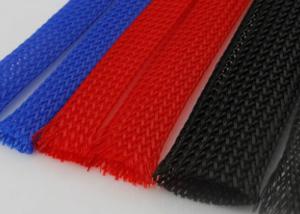 Quality Electrical High Temp Braided Sleeving Pet For Automotive Wire Cable Management wholesale
