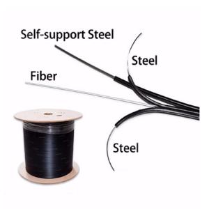 Quality G652D Aerial 1 2 4 Core FTTH Fiber Optic Drop Cable wholesale