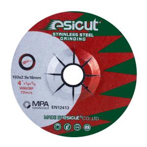 Quality 30 Grit To 600 Grit Flexible Green Grinding Disc 103mm*2.9mm*16mm wholesale