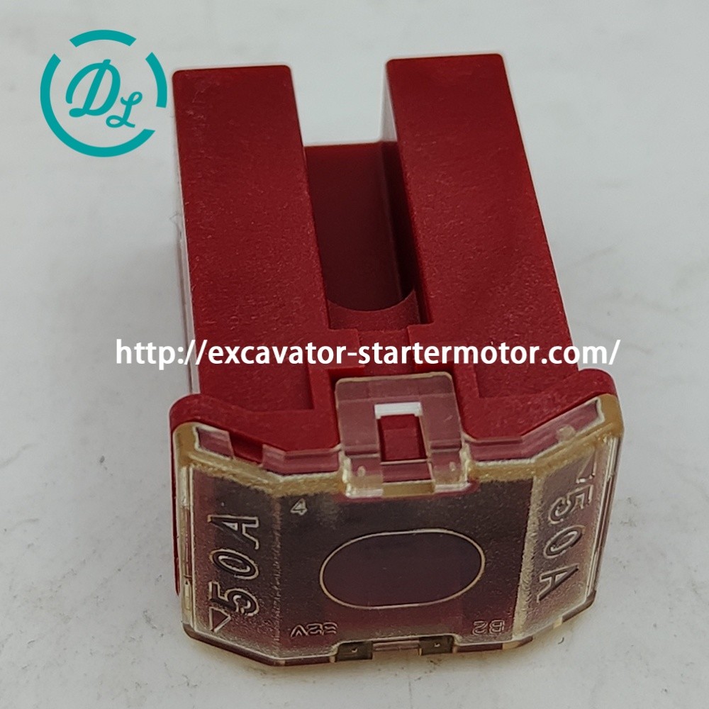 24V KHR3850 50A Fuse Red Excavator Spare Parts Sumitomo SH200-6