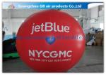 Inflatable Big Advertising Balloons , Red Air Balloon Advertising Helium Ball