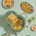 Household Controllable Deep Frying Pots Temperature Fine Iron Small Fryer