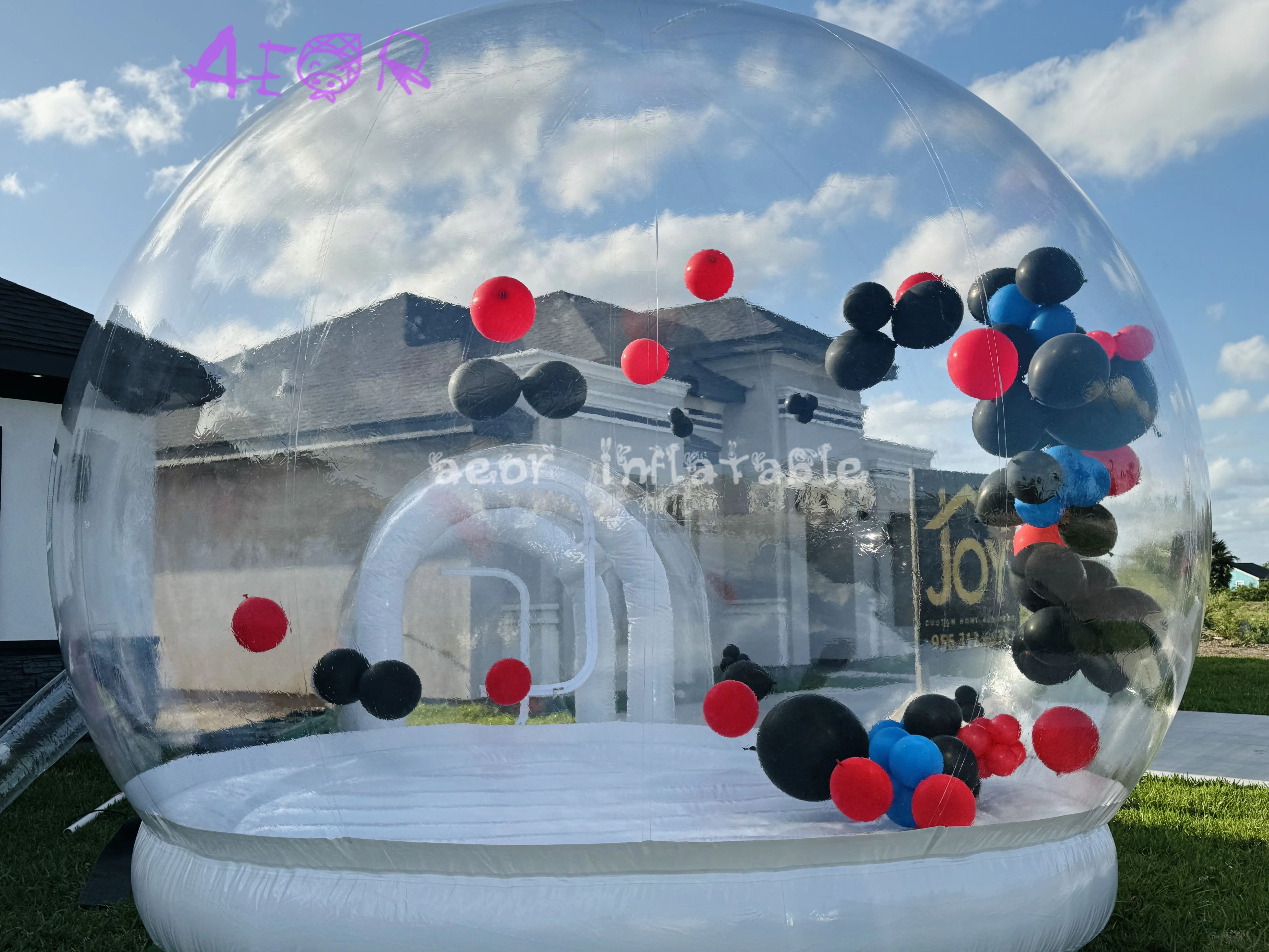 Inflatable Jumping Bouncy Bubble House Pvc Transparent 3m 4m 5m Inflatable Bubble Tent House