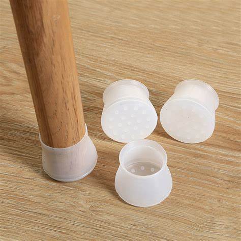 Eco Friendly Custom Made Silicone , Soft Rubber Silicone Chair Leg Protectors