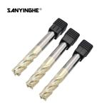 Hrc63 CNC Solid Carbide End Mills R1.0 10mm 12mm 4 Flute Corner Radius Cutting