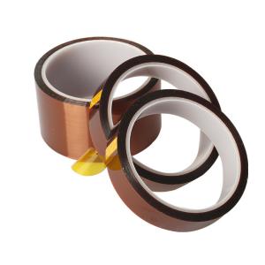Quality Custom Kapton Polyimide Film Silicone Adhesive Tape 0.03mm Thickness wholesale
