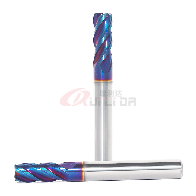 Solid Carbide Corner Radius Mill 6R0.2 4 Flutes High Hardness HRC65