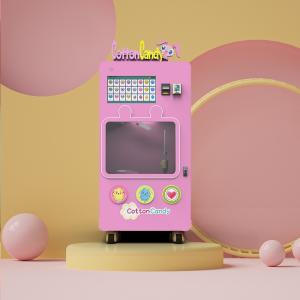 Quality 25 Languages Robot Cotton Candy Vending Machine 150 Sugar Storage wholesale