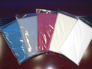Quality Airlaid 3Ply White Disposable Tablecloth , OEM Restaurant Paper Table Covers wholesale