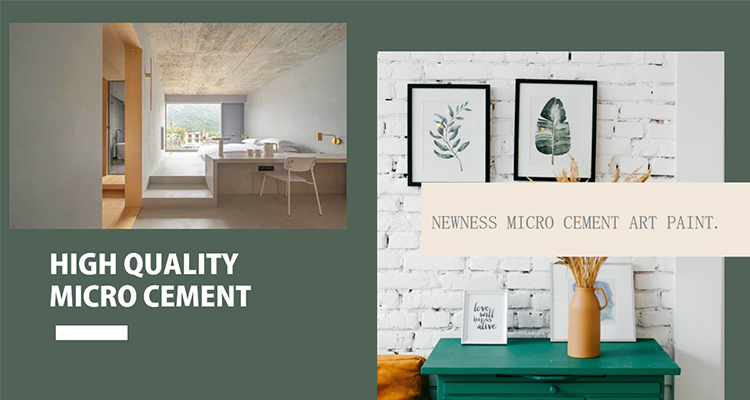 25kg / Barrel Microcement 1 Set High Adhesion Commercial and Residential Wall Paint