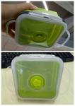 FBYCG171023001 Microwave portable collapsible eco-friendly bowl