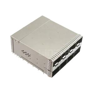 Quality TE 2339978-8 zSFP+ Cage Assembly 2x4 Port With Connector 56 Gb/s Integrated Lightpipes wholesale