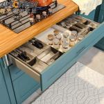 Chennai Market Simple Designs Solid Wood Base Cabinets with Lacquer Surface